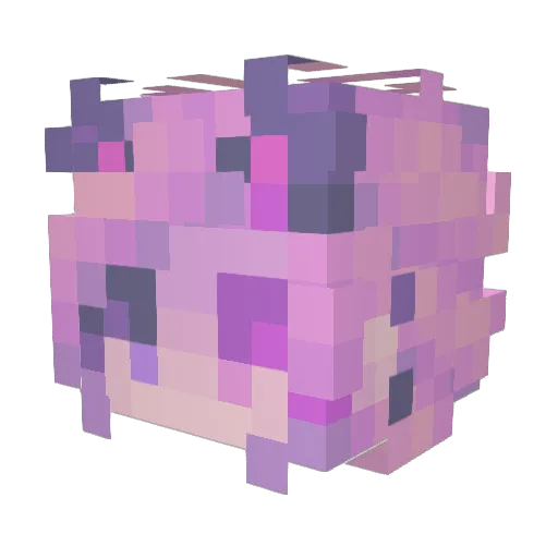 TehVixx Minecraft avatar head, 3D render