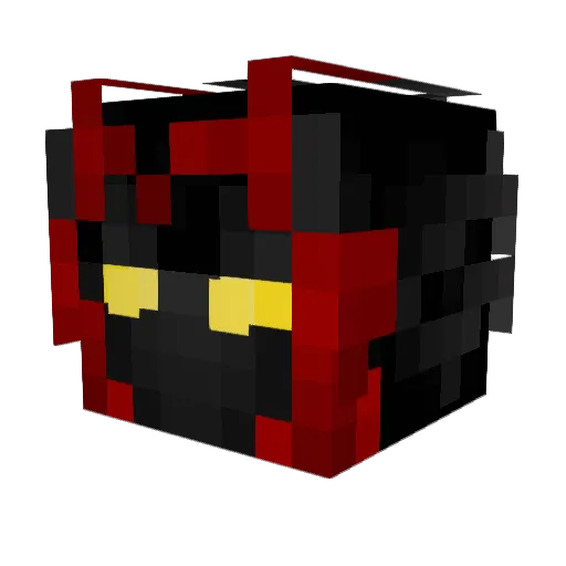 TehZerk Minecraft avatar head, 3D render