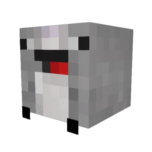 Teh_Derpy_Whale Minecraft avatar head, 3D render