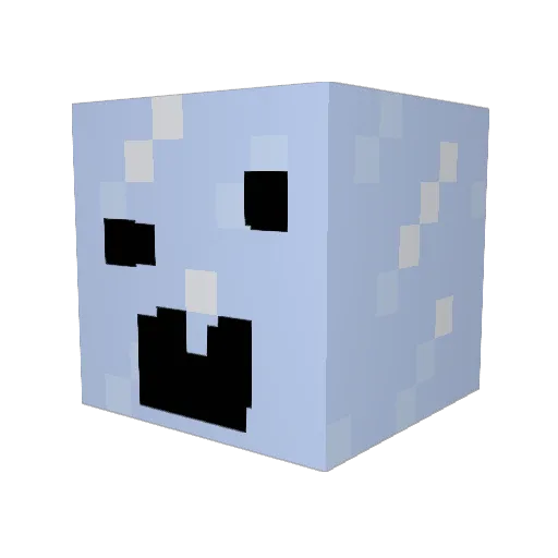 Teh_Iceman Minecraft avatar head, 3D render
