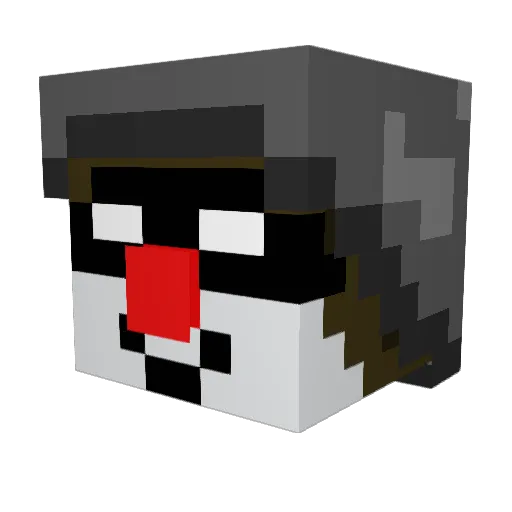 Minecraft-Avatar von Teh_Sk3lly: Kopf als 3D-Render