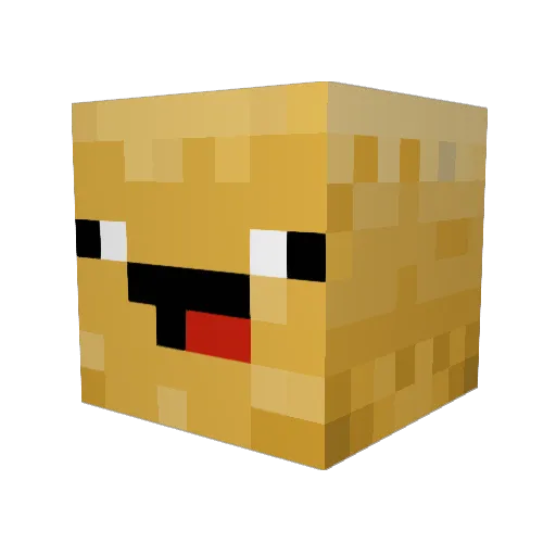 Tehasos41 Minecraft avatar head, 3D render