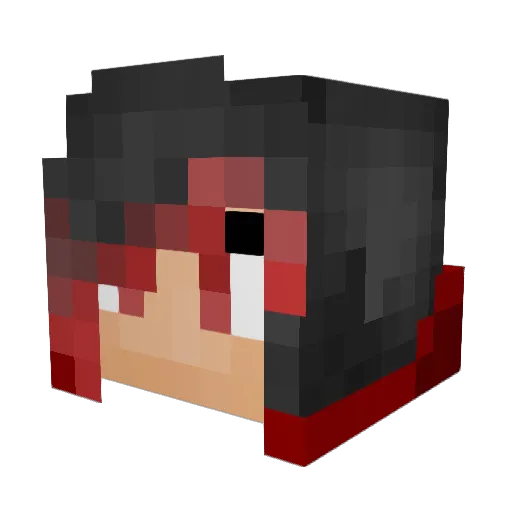 Tehekiller103 Minecraft avatar head, 3D render