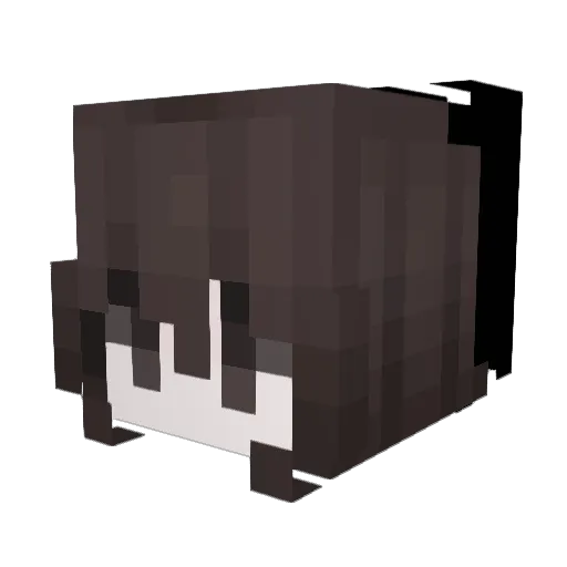 Tehtinyone Minecraft avatar head, 3D render