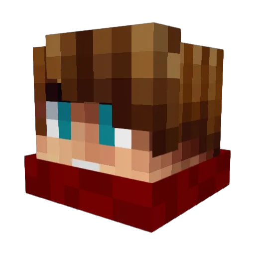 TeichMegagamer Minecraft avatar head, 3D render