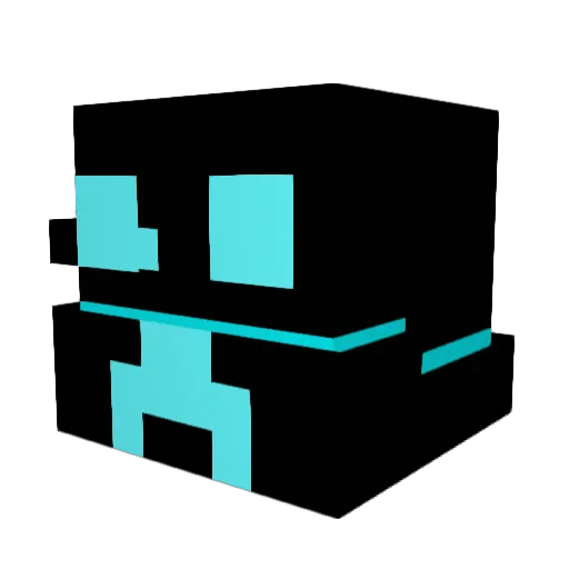 Teijer Minecraft avatar head, 3D render