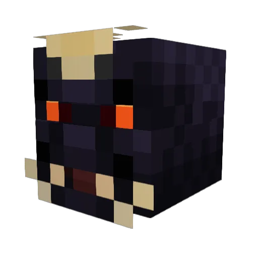 Teikoshi Minecraft avatar head, 3D render