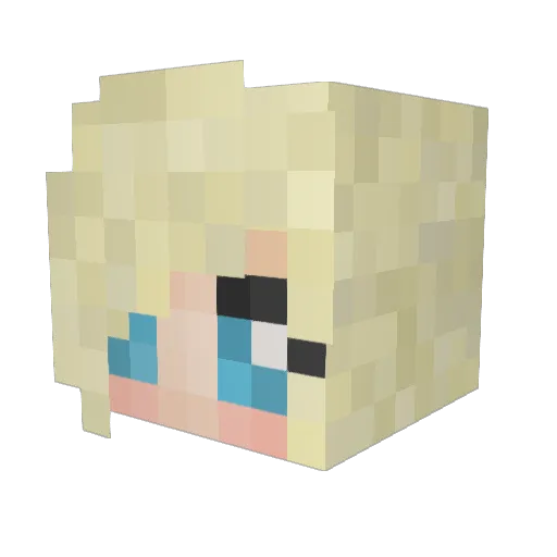 TeilzeitTimelord Minecraft avatar head, 3D render
