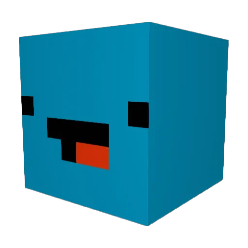 Teimicurser Minecraft avatar head, 3D render