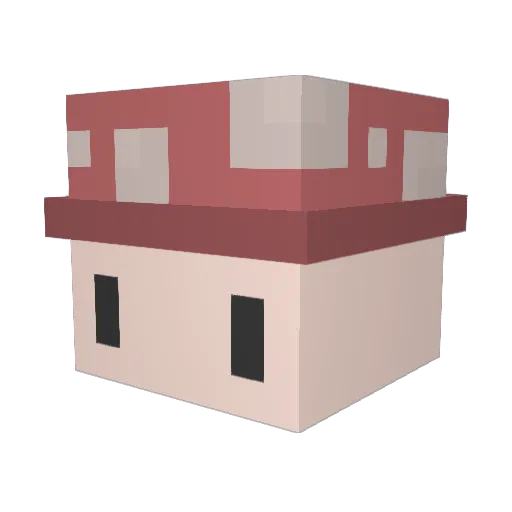 Teimlo Minecraft avatar head, 3D render