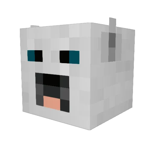 Teimo69 Minecraft avatar head, 3D render