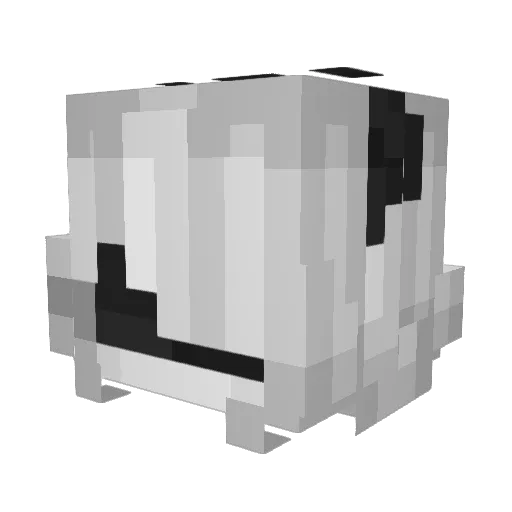 TeisT_T Minecraft avatar head, 3D render