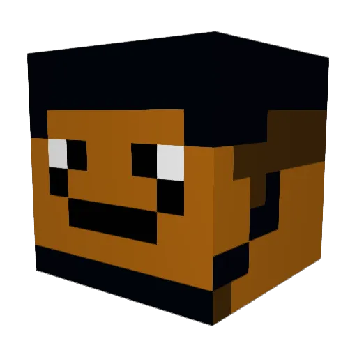 Teixas84 Minecraft avatar head, 3D render