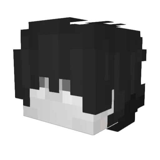 TejKnight Minecraft avatar head, 3D render