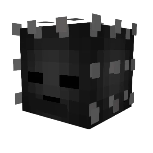 TekPike Minecraft avatar head, 3D render
