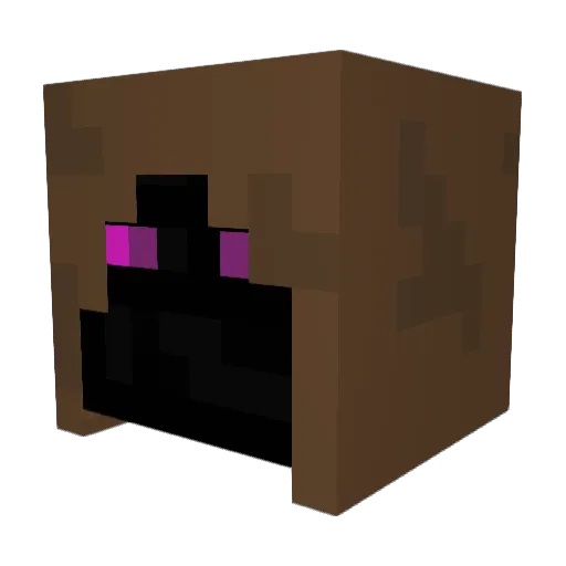 Tekamio Minecraft avatar head, 3D render
