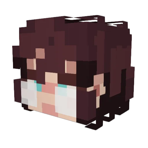 Tekan_ Minecraft avatar head, 3D render