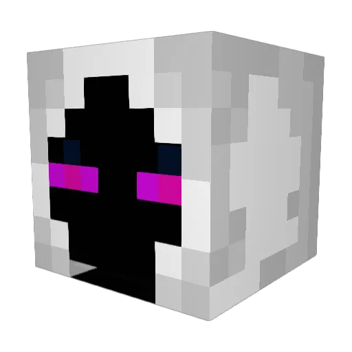 Tekayama Minecraft avatar head, 3D render