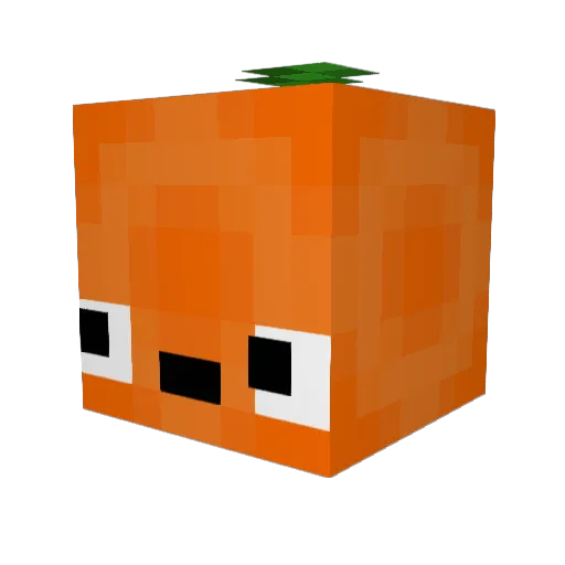 Tekazx Minecraft avatar head, 3D render