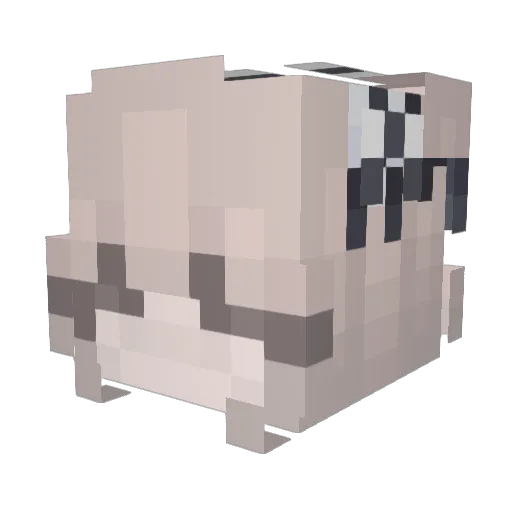 TekeliTaro Minecraft avatar head, 3D render