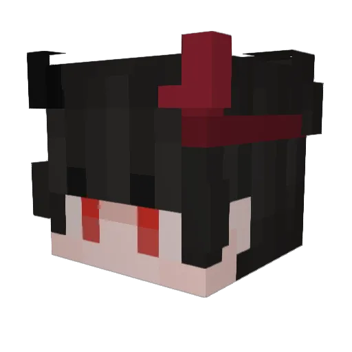 TekiMidzy Minecraft avatar head, 3D render
