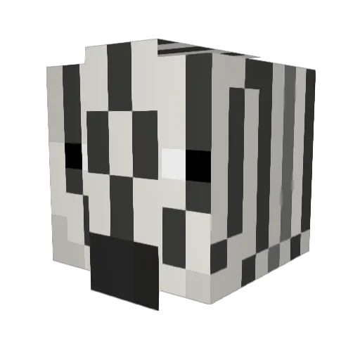 Tekiro800 Minecraft avatar head, 3D render