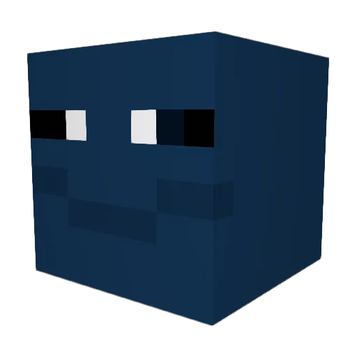 TekitoDB Minecraft avatar head, 3D render
