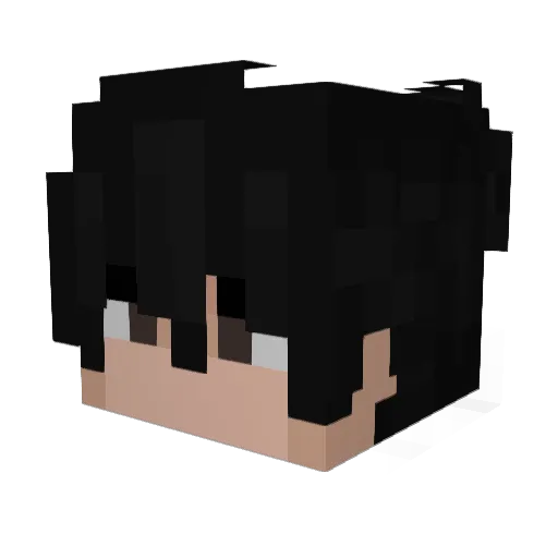 Tekki_ Minecraft avatar head, 3D render