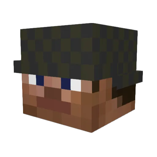 Tekkitisawesome Minecraft avatar head, 3D render
