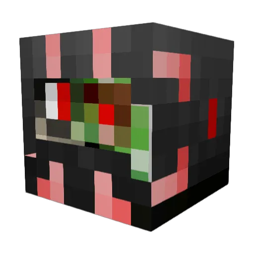 TeknoRider Minecraft avatar head, 3D render