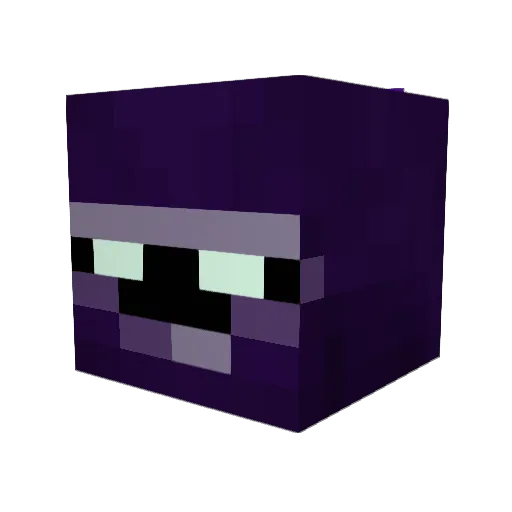 Tekuna Minecraft avatar head, 3D render