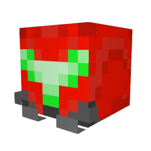 Telarr Minecraft avatar head, 3D render