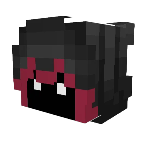 Telcore Minecraft avatar head, 3D render