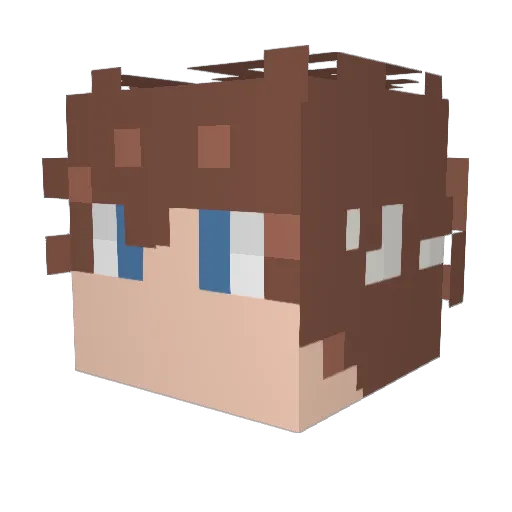 TelemachusZ7653 Minecraft avatar head, 3D render