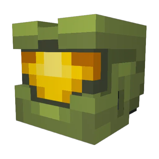 TeleportingTac0 Minecraft avatar head, 3D render