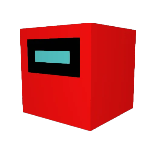 Telescuffle Minecraft avatar head, 3D render