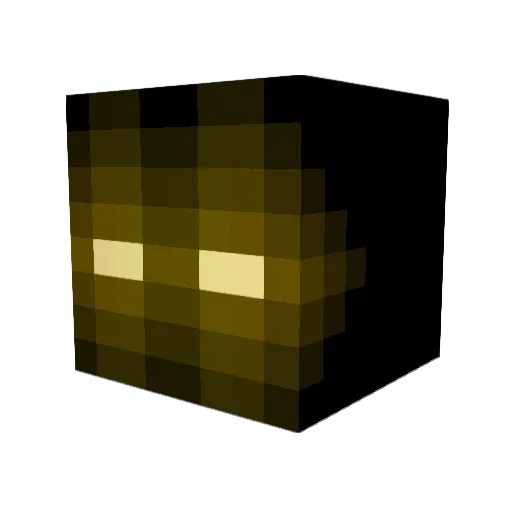 Telgoris Minecraft avatar head, 3D render
