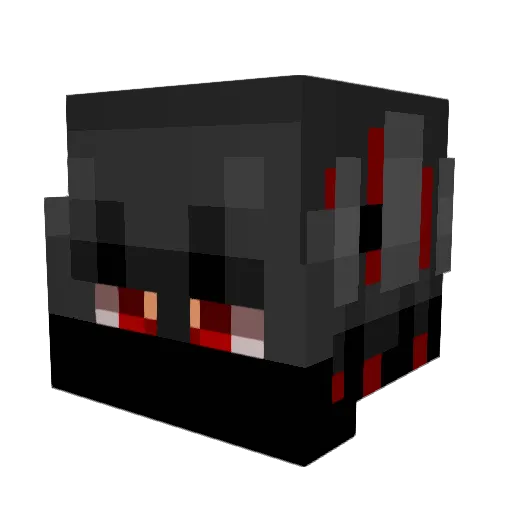 Teller12 Minecraft avatar head, 3D render
