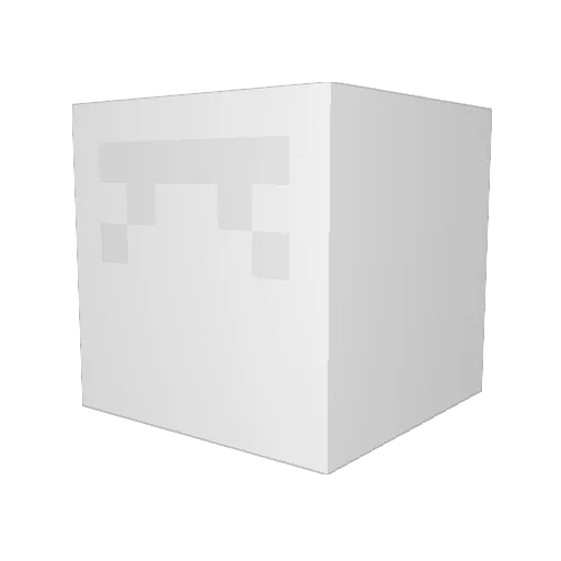 Tellus_ Minecraft avatar head, 3D render
