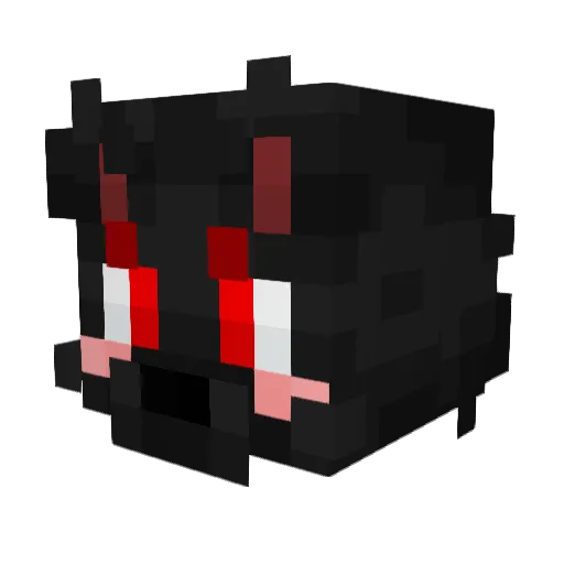 TellyTaurs Minecraft avatar head, 3D render