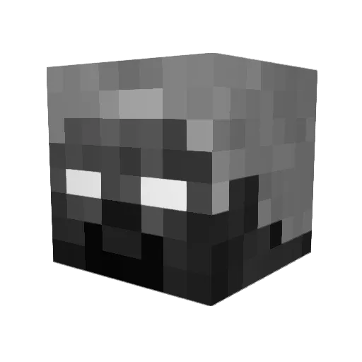 TelmaryO Minecraft avatar head, 3D render