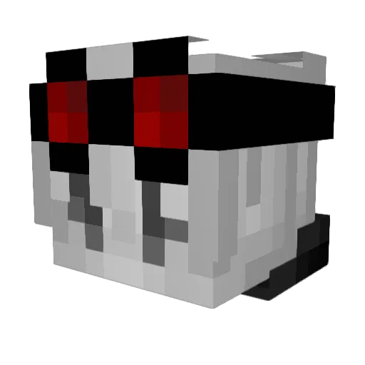 Teloxito Minecraft avatar head, 3D render