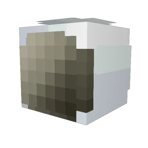 TemaDcp Minecraft avatar head, 3D render