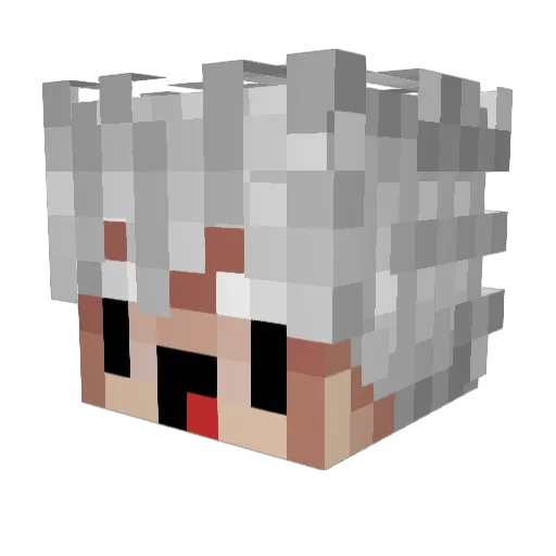 TembloresPvP Minecraft avatar head, 3D render