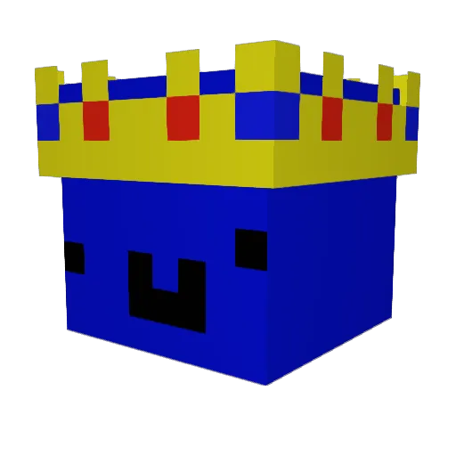 Tembolt Minecraft avatar head, 3D render