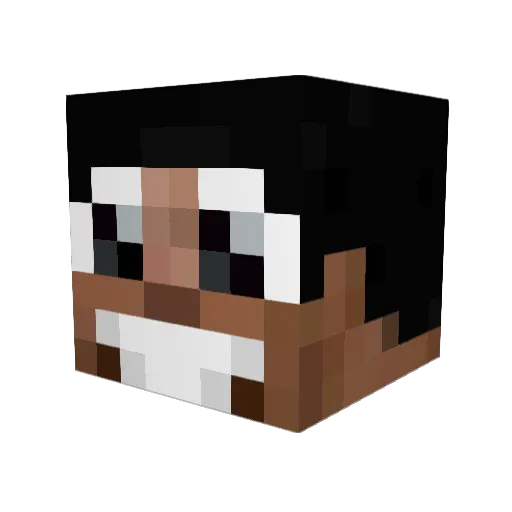 Temp_Mediotus Minecraft avatar head, 3D render