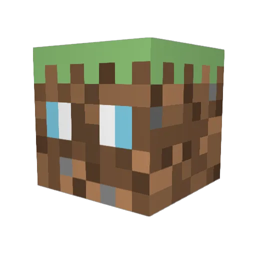Temper420 Minecraft avatar head, 3D render