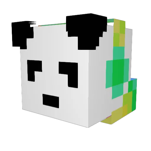 Tempest0701 Minecraft avatar head, 3D render
