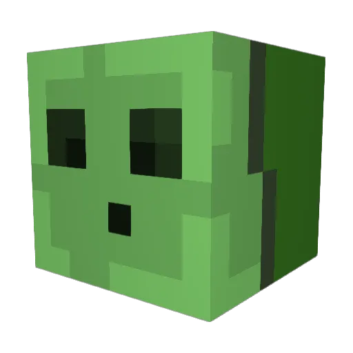 Tempest13 Minecraft avatar head, 3D render