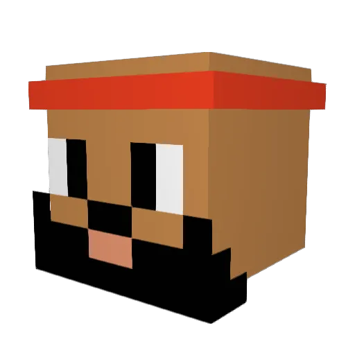 TempestCloud Minecraft avatar head, 3D render